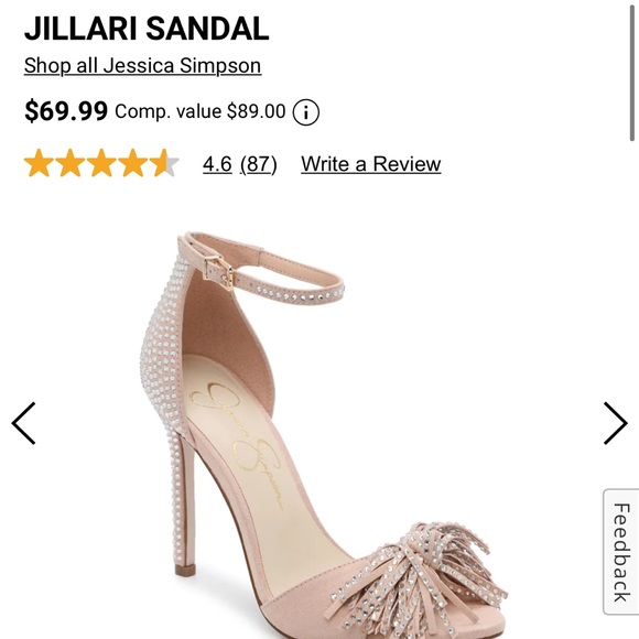 Black Sparkle Heels- Jessica Simpson - Picture 6 of 6